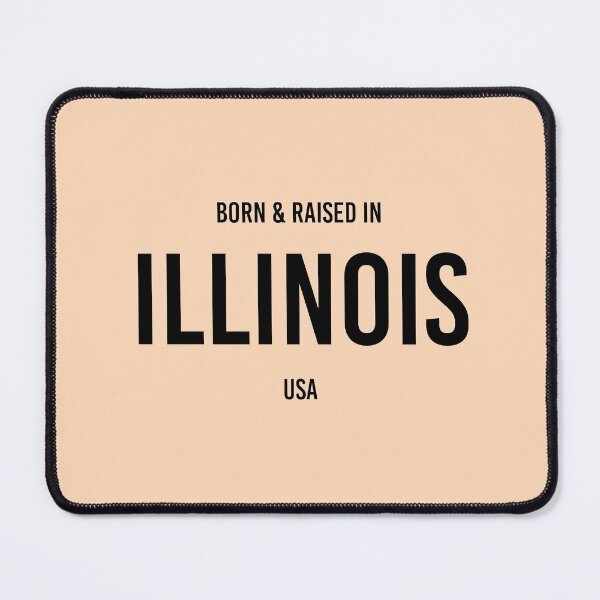 Artikelvorschau, Geboren und aufgewachsen in Illinois entworfen und verkauft von qdesigns-az.