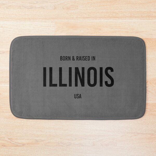 Item preview, Born & Raised in Illinois designed and sold by qdesigns-az.