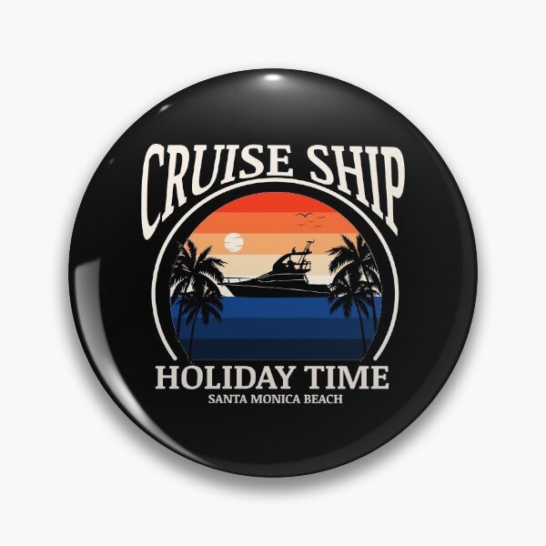 Item preview, Cruise ship holiday time Santa Monica Beach designed and sold by lifecareful.