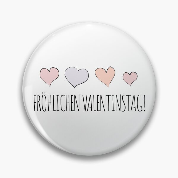 Item preview, Pink "Fröhlichen Valentinstag!" designed and sold by MC Art Studio.