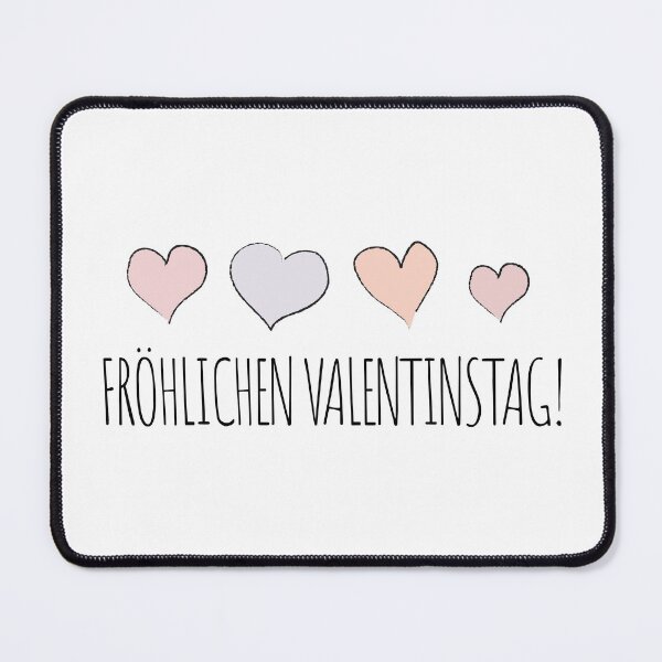 Item preview, Pink "Fröhlichen Valentinstag!" designed and sold by MC Art Studio.