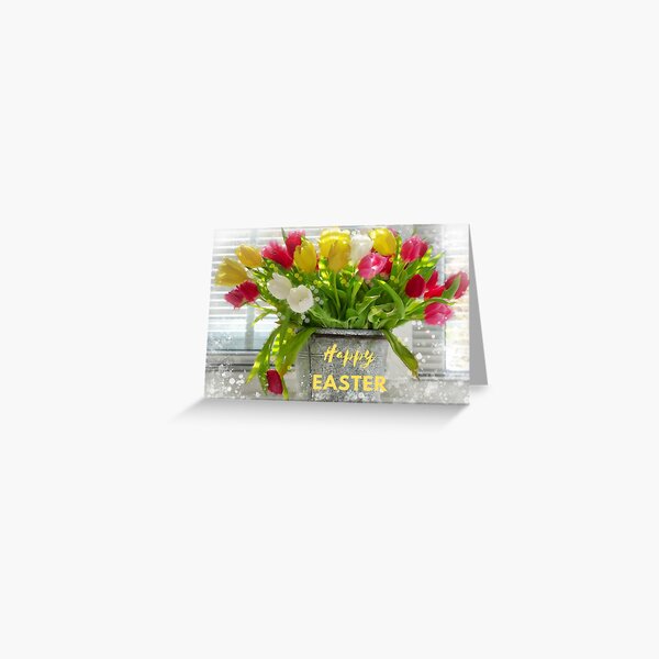 Aperçu de l'œuvre Joyeuses Pâques Tulipes créée et vendue par OByD.