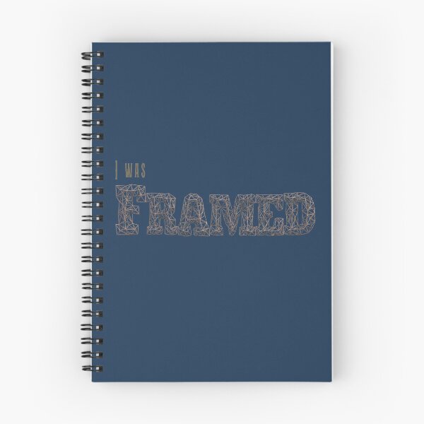 Item preview, I was Framed in wireframe lettering - funny Pun t-shirts designed and sold by highdegreepro.