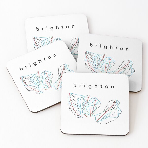 Item preview, Brighton Ski Map designed and sold by PowderandSki.
