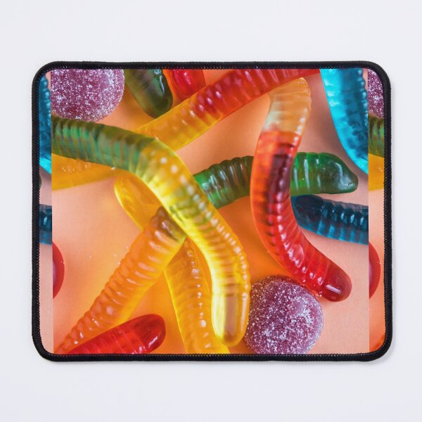 Item preview, Colorful Candy Gummy Worms  designed and sold by newburyboutique.