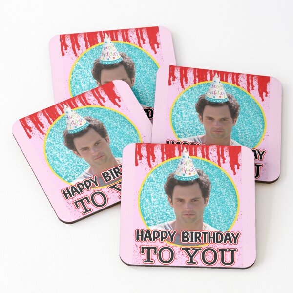 Item preview, Funny happy birthday Gift you glass box Joe Goldberg Netflix you series fan penn badgley designed and sold by tiffanator606.