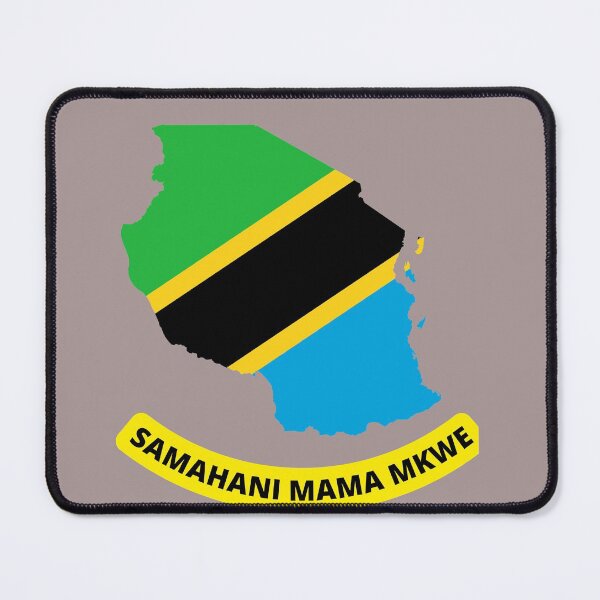 Item preview, Samahani Mama Mkwe Swahili Language meaning Sorry Mother In Law with Tanzania Map and Flags Colour designed and sold by MindsetDesign.