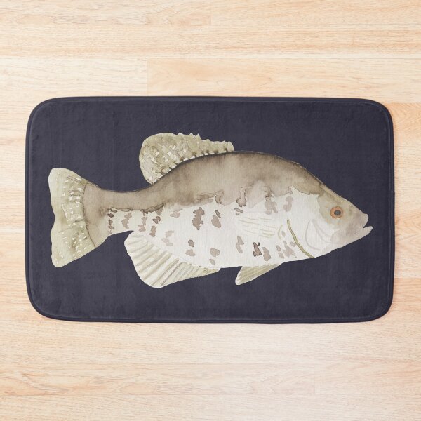 Item preview, White Crappie Fish Species watercolor animal art designed and sold by TheWaterBirds.