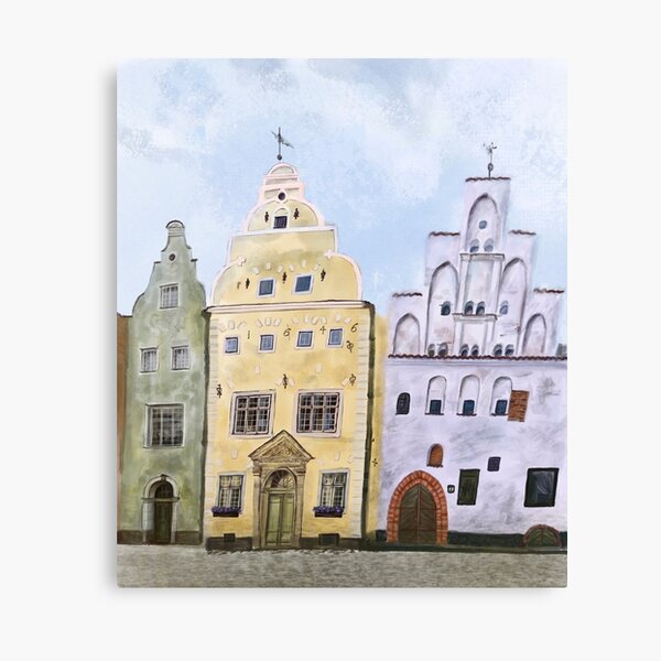 Item preview, “Three brothers” of old Riga designed and sold by Oliva-art.