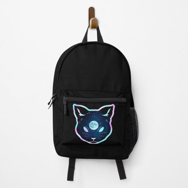Item preview, Shocking moon third eye prismatic iridescent psychic cat designed and sold by LukjanovArt.