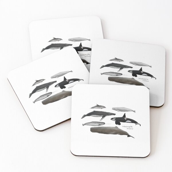 Item preview, Six species of cetaceans  designed and sold by Ida Eriksson.