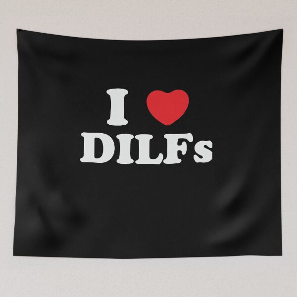 Item preview, I LOVE DILFS - I HEART DILFS designed and sold by The-Funny-Shop.