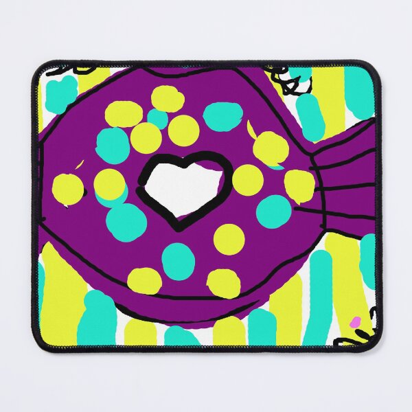 Item preview, Series: Sweet Mouths Violet blue and yellow polka dots designed and sold by LileskaDiaz.