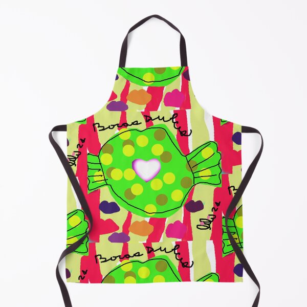 Item preview, Series: Sweet Mouths Neon green and yellow polka dots designed and sold by LileskaDiaz.