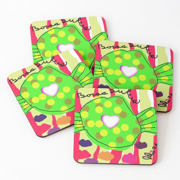 Item preview, Series: Sweet Mouths Neon green and yellow polka dots designed and sold by LileskaDiaz.