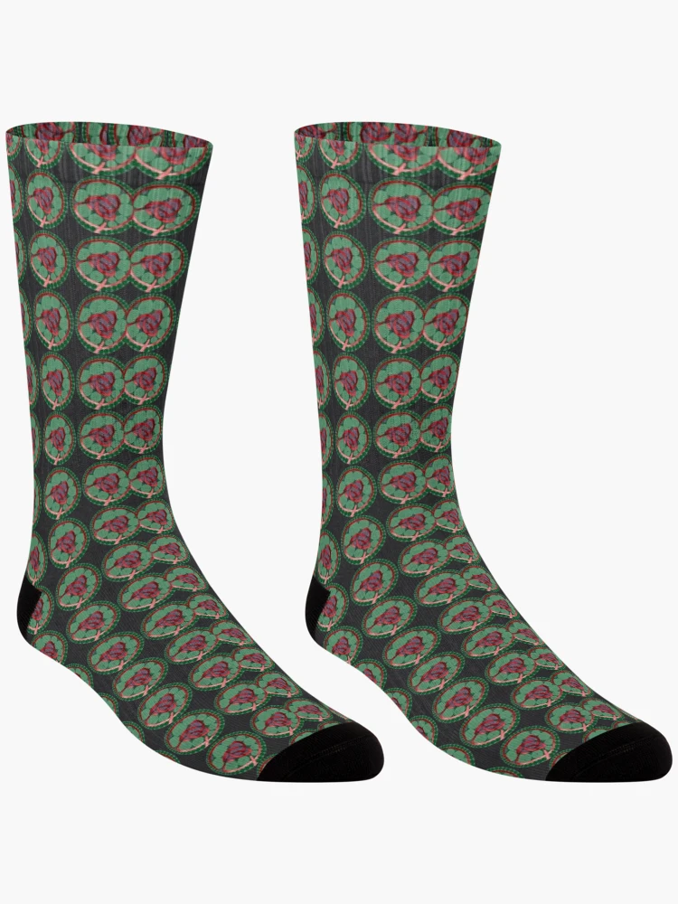 Thumbnail 3 of 5, Socks, Trinity repeat pattern designed and sold by CelticFlow.