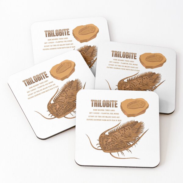 Item preview, Trilobite Sea Creature and Fossil Lovers Infographic Facts Gift designed and sold by Maljonic.