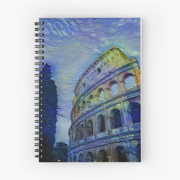 Item preview, Colosseo Colosseum deep dream AI generated Van Gogh style neural network designed and sold by DeepDreamFiore.