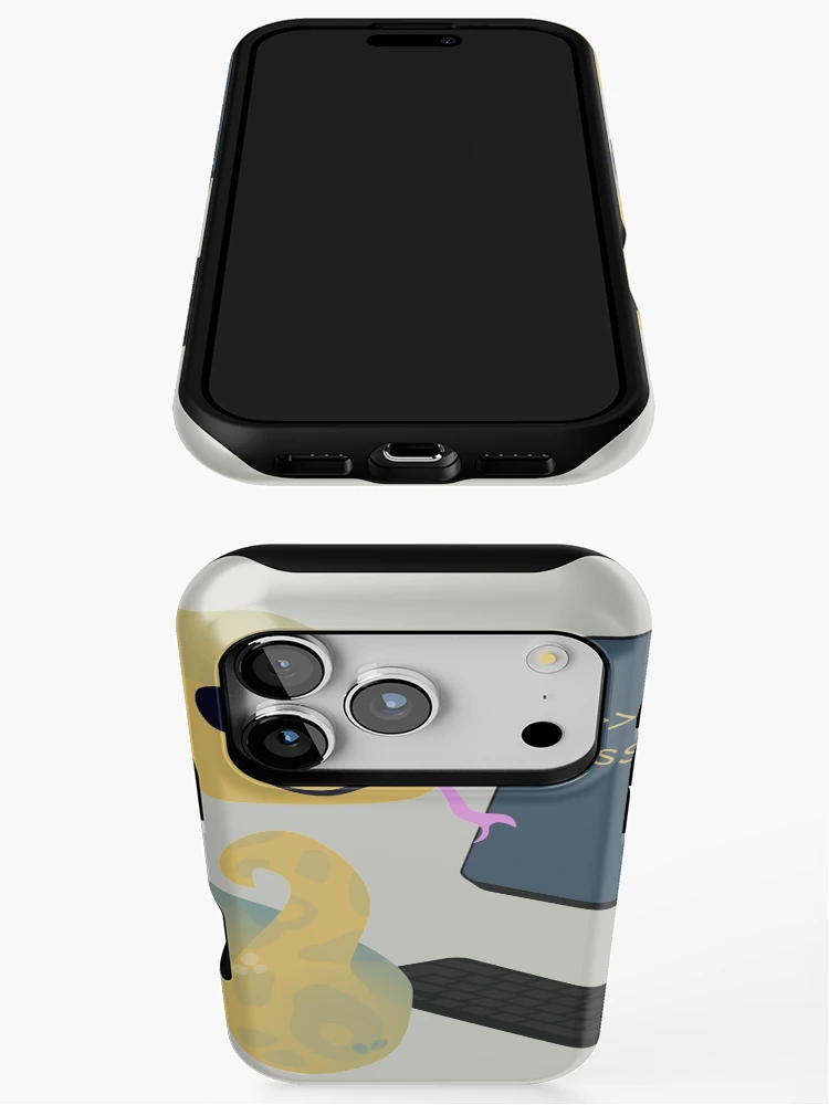 Thumbnail 3 of 4, iPhone Case, Python learns python designed and sold by visualizards.