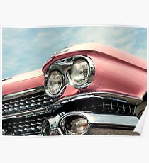 Pink with chrome Poster