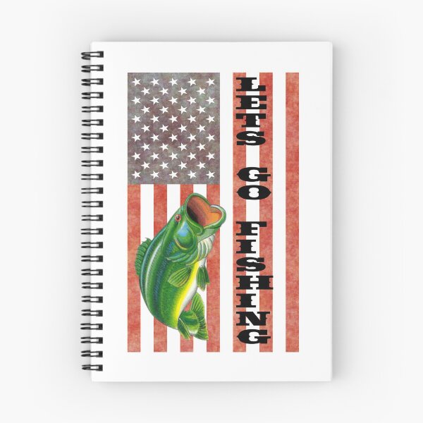 Item preview, Lets Go Fishing Flag USA Large Mouth Bass designed and sold by KeysTreasures.