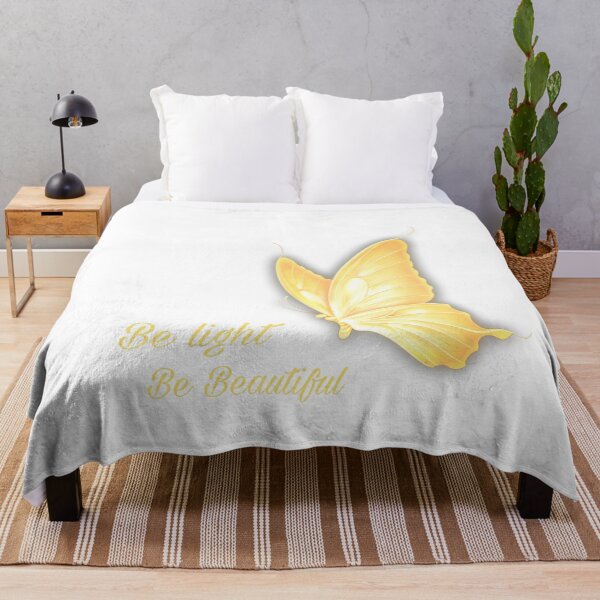 Item preview, Golden Butterfly "Be light Be beautiful" designed and sold by Atres89.