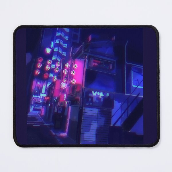 Item preview, Cyberpunk City Street Japan designed and sold by KalenaDraws.