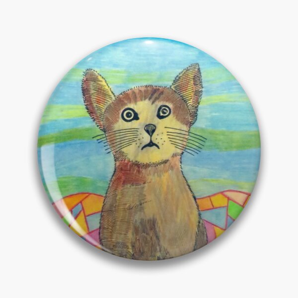 Item preview, 605 - CUTE CAT - DAVE EDWARDS - COLOURED PENCILS - 2021 designed and sold by BLYTHART.