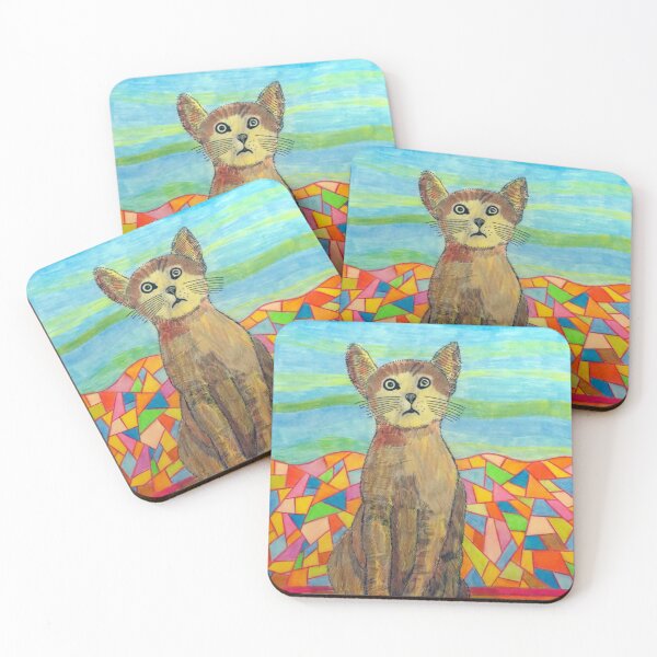 Item preview, 605 - CUTE CAT - DAVE EDWARDS - COLOURED PENCILS - 2021 designed and sold by BLYTHART.