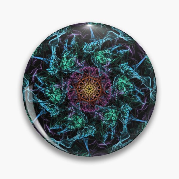 Item preview, Mandala powerful positive  violet-bleu energy 369 Indian hippie Bohemian Psychedelic Golden Blue Peacock Mandala Wall hanging Bedding Tapestry  designed and sold by Morinas.