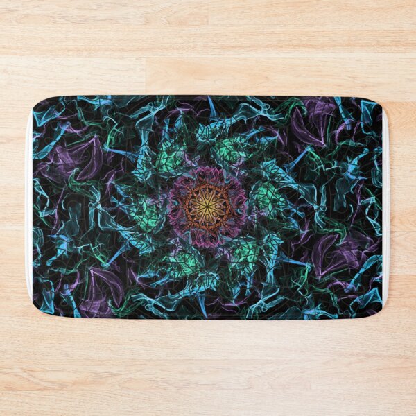 Item preview, Mandala powerful positive  violet-bleu energy 369 Indian hippie Bohemian Psychedelic Golden Blue Peacock Mandala Wall hanging Bedding Tapestry  designed and sold by Morinas.