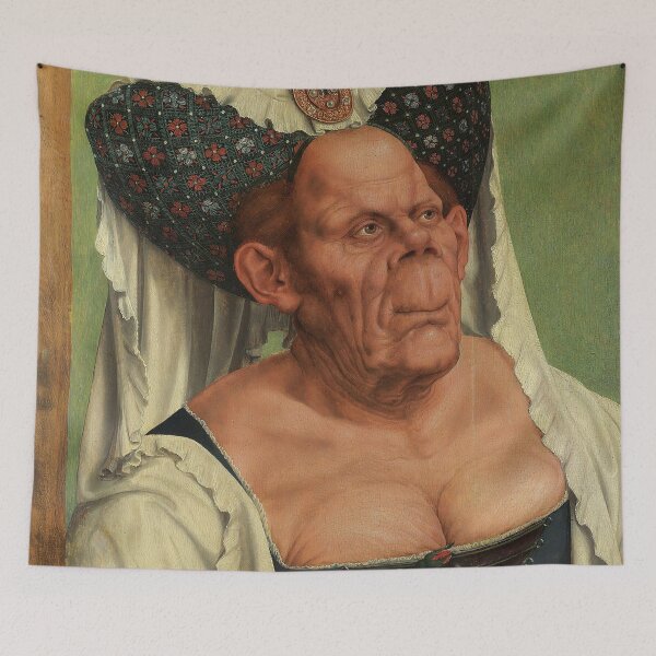 Item preview, An Old Woman [The Ugly Duchess], by Quentin Matsys designed and sold by ForgottenGarden.