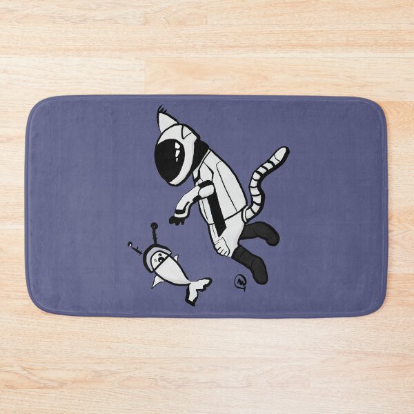 Item preview,  Funny Cat And Fish In Space - Funny Animal In Space designed and sold by ViewerEqualsPhoton.