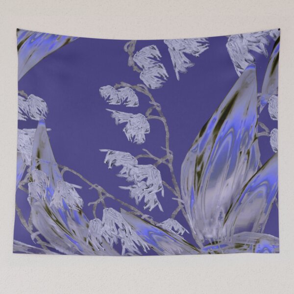 Item preview, lily  valley, very peri, monochrome, minimalism, realism, purple, trend of the year, future trend designed and sold by Maria Mihailova.