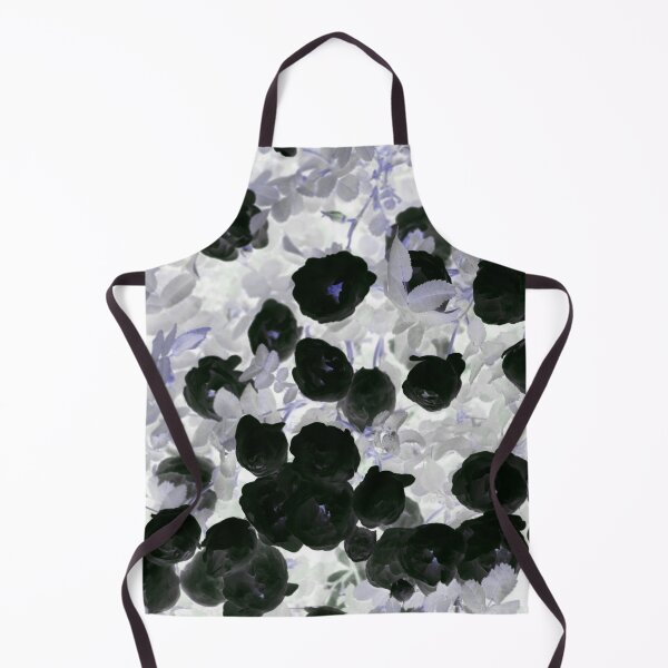 Item preview, Floral Motives with Blooming Small Black and Grey  Roses designed and sold by IraNiva.