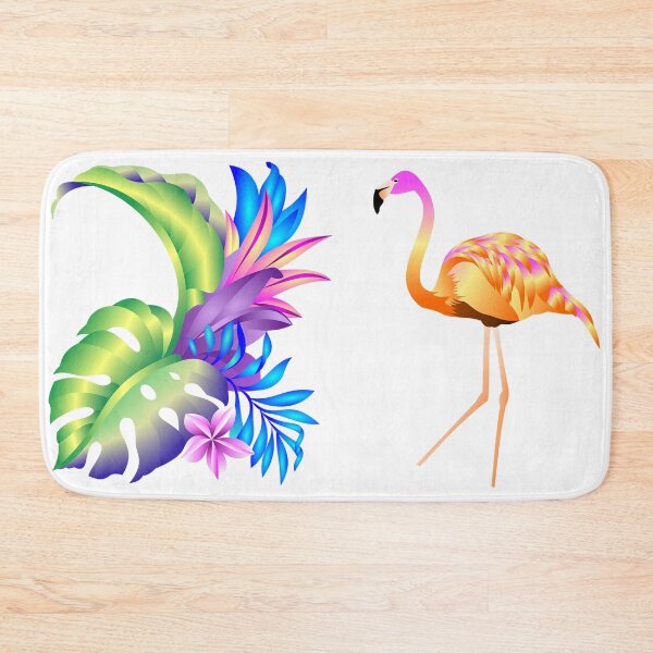 Item preview, PINK FLAMINGO - LEAVES designed and sold by Kwayako.