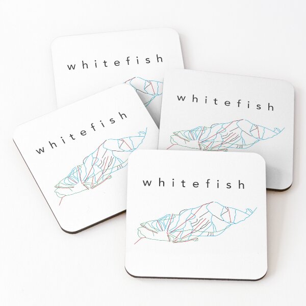 Item preview, Whitefish Ski Map designed and sold by PowderandSki.