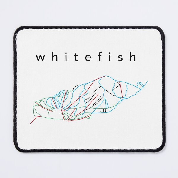 Item preview, Whitefish Ski Map designed and sold by PowderandSki.