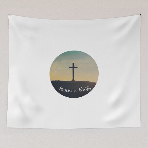 Item preview, Jesus is King Cross Christian Design | Jesus is King Cross Jesus Repping Design! designed and sold by simpleDesignerr.