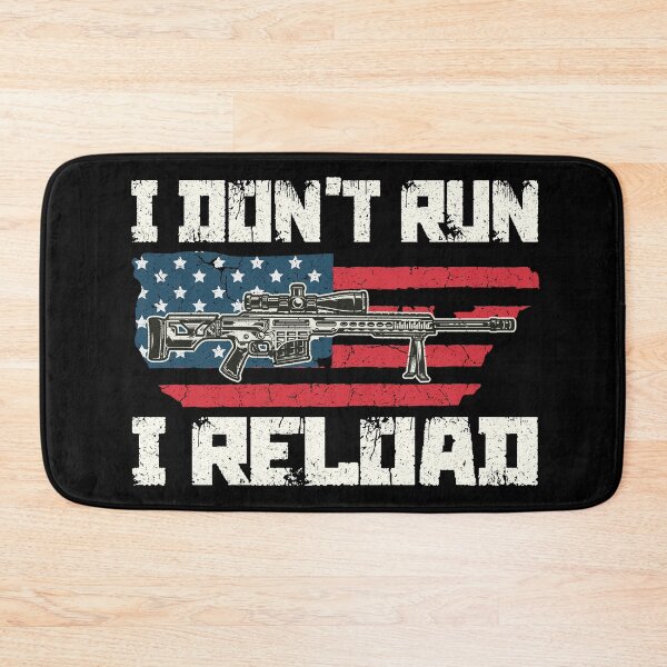Item preview, American Gun Owners I Don't Run I Reload Vintage US Flag designed and sold by Wadia Hamda.
