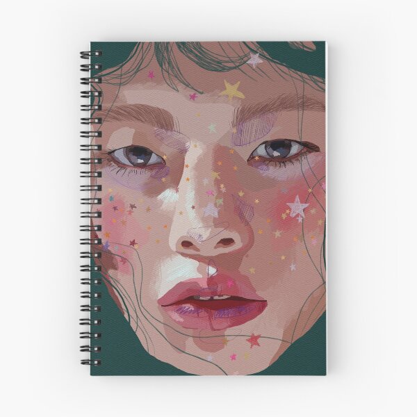 Item preview, face, stars, green hair, edgy, bold, designed and sold by AlbinaSergeevaart.