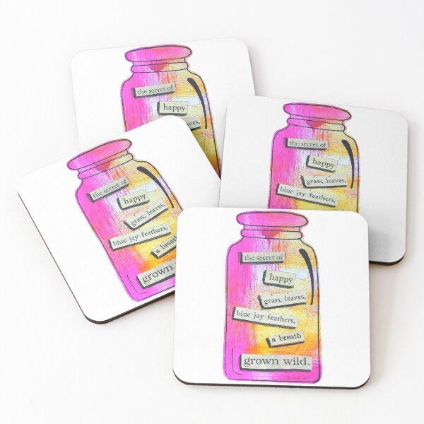 Item preview, The Secret of Happy - found poetry jar designed and sold by thephoenixsoul.