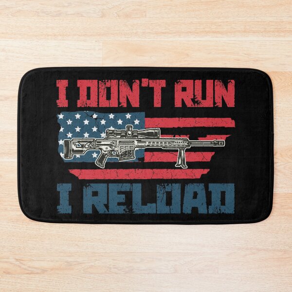 Item preview, American Gun Owners I Don't Run I Reload Vintage US Flag designed and sold by Wadia Hamda.
