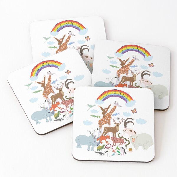 Item preview, cute animal zoo print designed and sold by iceang shop.