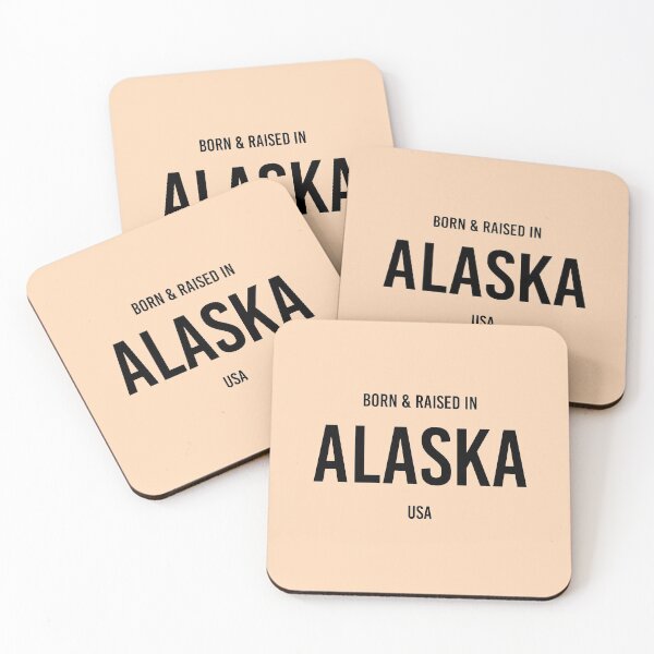 Item preview, Born & Raised in Alaska designed and sold by qdesigns-az.