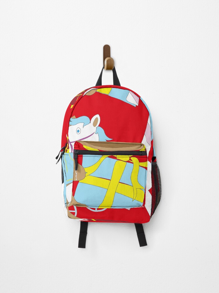 Thumbnail 1 of 3, Backpack, CHRISTMAS! Large pattern - RED designed and sold by akosbarat.