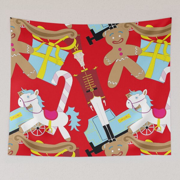 Item preview, CHRISTMAS! Large pattern - RED designed and sold by Akos Barat.