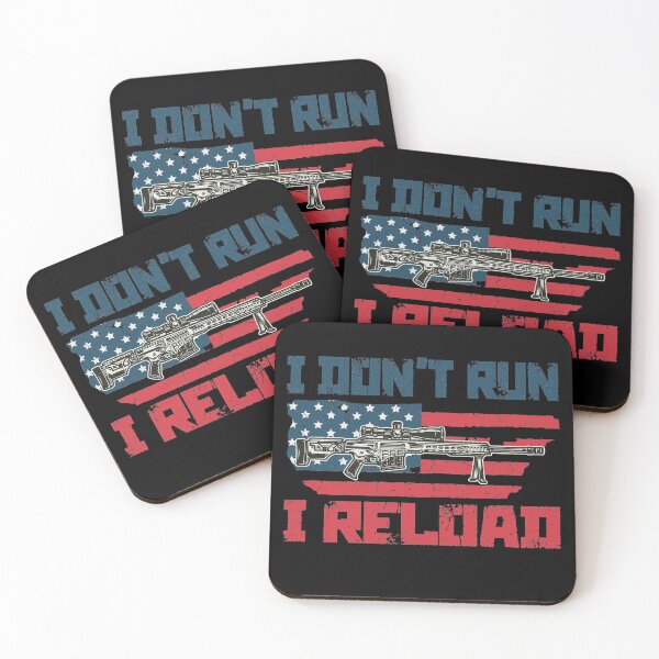 Item preview, American Gun Owners I Don't Run I Reload Vintage US Flag designed and sold by Wadia Hamda.