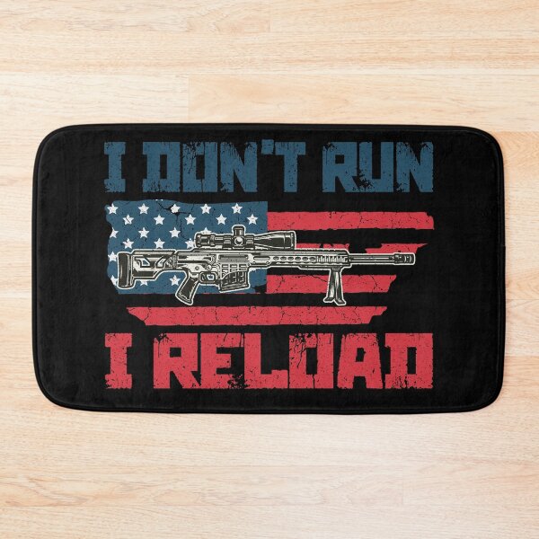 Item preview, American Gun Owners I Don't Run I Reload Vintage US Flag designed and sold by Wadia Hamda.