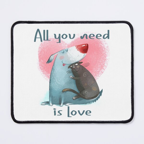 Item preview, Dog and Cat Love designed and sold by Patricia Johnston.